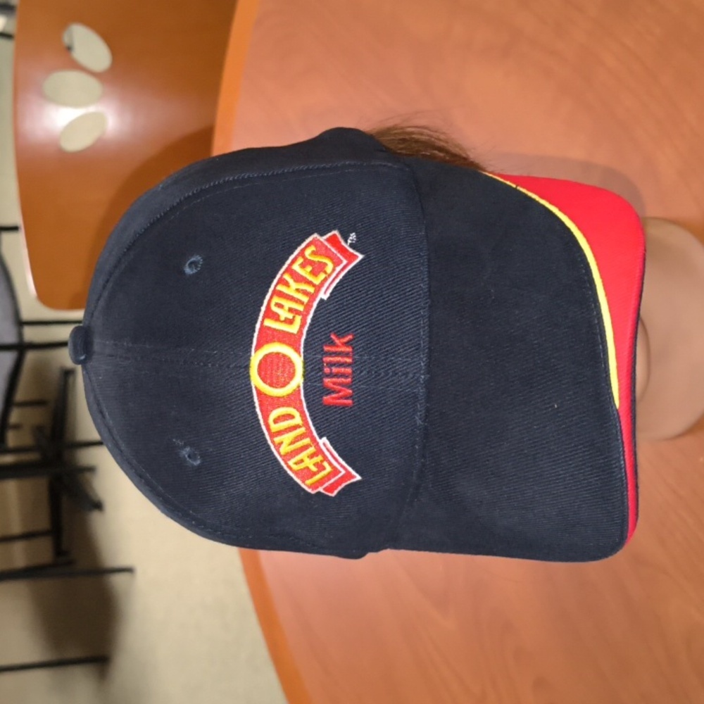Land O Lakes Milk Embroidered Logo Strapback Hat Cap OSFM